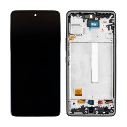Дисплей для Samsung Galaxy A53 5G (A536B) модуль с рамкой Черный - Сервисный оригинал