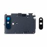 Стекло камеры для Xiaomi Redmi 9A (M2006C3LG) в сборе с рамкой Черный