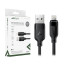 Кабель USB - Lightning Acefast C16-02 (2.4A, 1.2 м) Черный