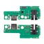 Шлейф для Tecno Spark Go 3 (KN3) плата на системный разъем/разъем гарнитуры/микрофон - Премиум