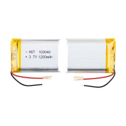 Аккумулятор универсальный 103040p 3,7v Li-Pol 1200 mAh (10*30*40 mm)