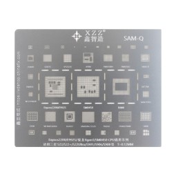 BGA трафарет XZZ Snapdragon 8 Gen 1/Exynos 2200 для Samsung Galaxy S22/S22+/S22 Ultra (S901B/S906B/S908B)