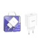 Сетевое зарядное устройство Type-C Hoco C76A Pro (30W, PD) Белый - уценка (мятая упаковка)