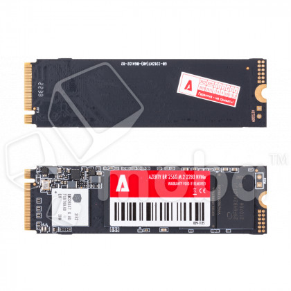 Внутренний SSD накопитель Azerty BR 256GB (PCI-E 3.0, M.2 2280 NVMe, NAND 3D TLC)