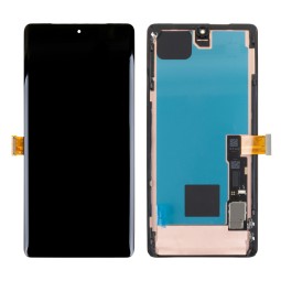 Дисплей для Google Pixel 7 Pro (GE2AE) в сборе с тачскрином Черный - (Soft OLED) (Full HD, 500 Кд/м²)