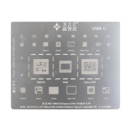 BGA трафарет XZZ Snapdragon 888/Exynos 2100 для Samsung S21/S21+/S21 Ultra/Z Flip 3/Z Fold 3