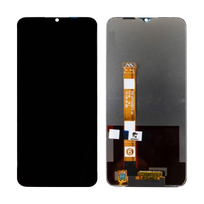 Дисплей для Realme C3/5/6i/OPPO A5 2020/A9 2020/A31 (RMX2020/RMX1927/RMX2001/CPH1931/CPH1941/CPH2015) в сборе с тачскрином Черный Mecanico - AMP