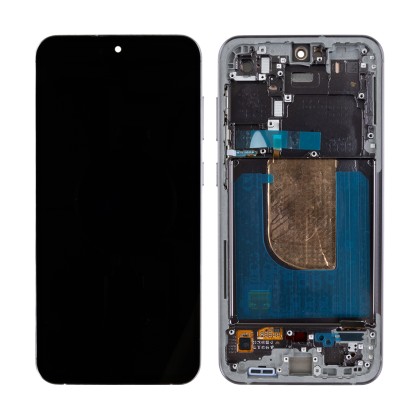 Дисплей для Samsung Galaxy S23 FE (S711B) модуль с рамкой Черный - Сервисный Оригинал
