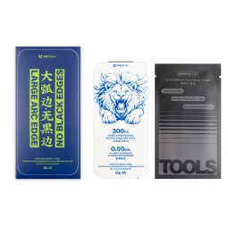 Защитное стекло Remax Medicine Glass GL-15 для iPhone 17 Pro/18 Pro (безрамочное) Черный