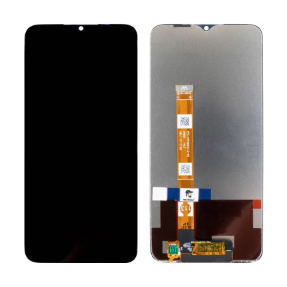 Дисплей для Realme C25s (RMX3195) в сборе с тачскрином Черный Mecanico - AMP