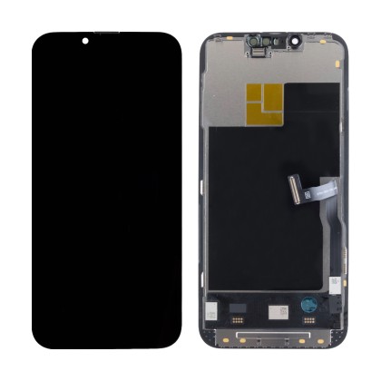 Дисплей для iPhone 13 Pro (A2640) в сборе с тачскрином Черный - DD (Soft OLED, Full HD, 120 Гц) (с верификацией = с привязкой без ошибки)