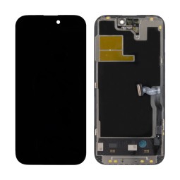 Дисплей для iPhone 14 Pro (A2891) в сборе с тачскрином Черный - DD (Soft OLED, Full HD, 120 Гц) (с верификацией = с привязкой без ошибки)