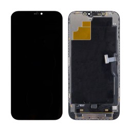Дисплей для iPhone 12 Pro Max (A2411) в сборе с тачскрином Черный - DD (Soft OLED, Full HD) (с верификацией = с привязкой без ошибки)