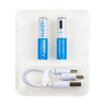 Аккумуляторные батарейки "AAA" VariCore Li-ion 1.5V 600 mAh (2 шт, перезаряжаемые, зарядка через Type-C)