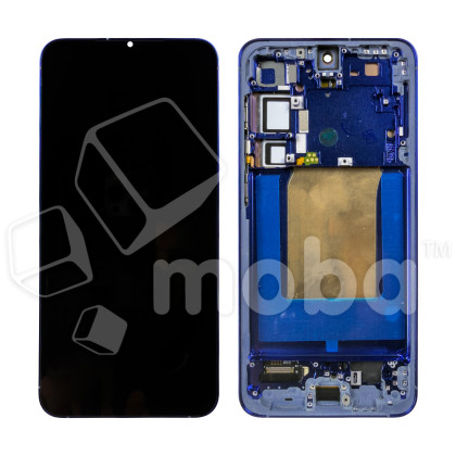 Дисплей для Samsung Galaxy S25+ (S936B) модуль с рамкой Синий - (OLED) (Full Size)