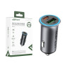 Автомобильное зарядное устройство USB/Type-C Acefast B16 (95W, QC3.0, PD, 1Type-C, 1USB) Серый