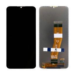 Дисплей для Samsung Galaxy A03 (A035F) в сборе с тачскрином Черный Mecanico - AMP