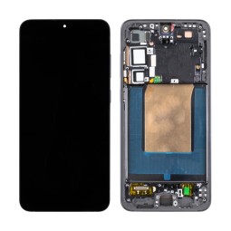 Дисплей для Samsung Galaxy S25+ (S936B) модуль с рамкой Черный - (OLED) (Full Size)