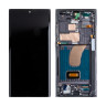 Дисплей для Samsung Galaxy S23 Ultra (S918B) модуль с рамкой Черный - (Soft OLED, 120 Гц) (Full Size)