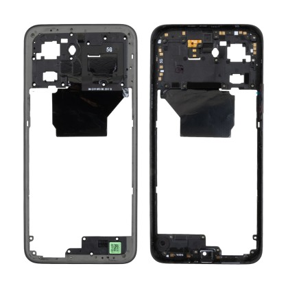Средняя часть для Xiaomi Poco M7 4G/Redmi 15 4G (25062PC34G/25062RN2DY) Черный