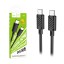 Кабель Type-C - Type-C Hoco X88 (5A, 60W, 2 м) Черный - уценка (мятая упаковка)