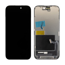 Дисплей для iPhone 15 (A3090) в сборе с тачскрином Черный - (In-Cell, HD+) (площадка под IC)