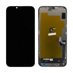 Дисплей для iPhone 14 Plus (A2887) в сборе с тачскрином Черный - (Soft OLED) (площадка под IC)