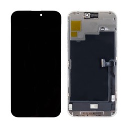 Дисплей для iPhone 15 Pro Max (A3106) в сборе с тачскрином Черный - JCID (Hard OLED, Full HD, 120 Гц) (с верификацией = с привязкой без ошибки)