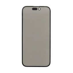 Стекло для переклейки iPhone 15/15 Pro (A3090/A3102) с OCA пленкой + поляризационная пленка Черный - (Feaglet)