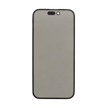 Стекло для переклейки iPhone 15/15 Pro (A3090/A3102) с OCA пленкой + поляризационная пленка Черный - (Feaglet)