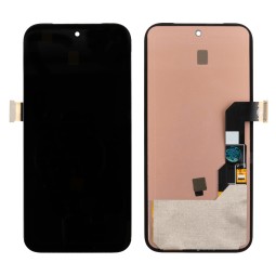 Дисплей для Google Pixel 8a (GKV4X/G6GPR/G8HHN/G576D) в сборе с тачскрином Черный - (Soft OLED) (Full HD, 500 Кд/м²)