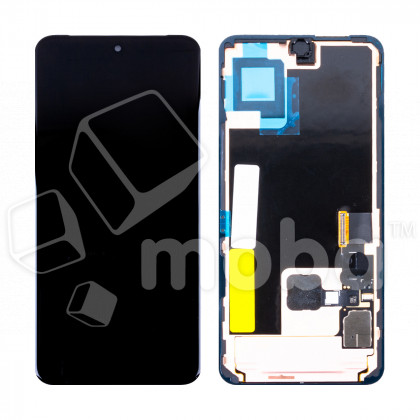 Дисплей для Google Pixel 8 (GKWS6/G9BQD/GZPFO/GPJ41) в сборе с тачскрином Черный - OR (SP)
