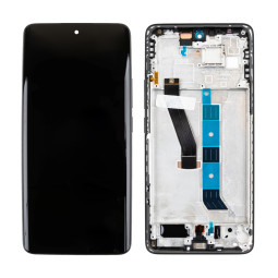 Дисплей для Xiaomi Poco M8 5G (25118PC98G) модуль с рамкой Черный - OR (SP)