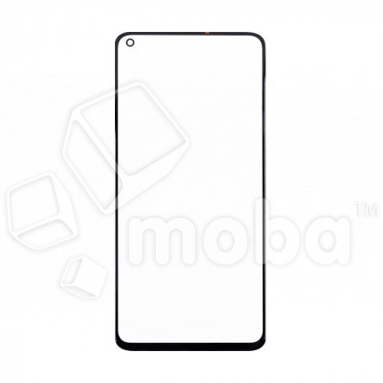 Стекло для переклейки Xiaomi Mi 10T (M2007J3SY) в сборе с OCA пленкой Черный - OR (Mitsubishi)