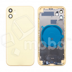 Корпус для iPhone 11 (1 Sim) Желтый - Премиум