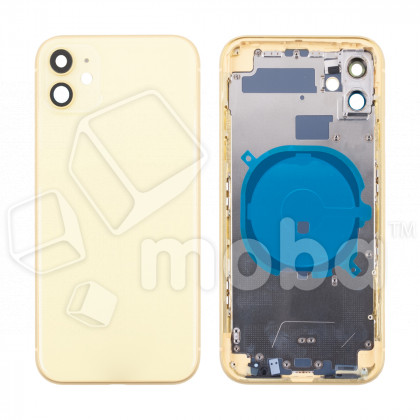 Корпус для iPhone 11 (1 Sim) Желтый - Премиум