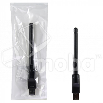 USB - Wi-Fi адаптер (2,4 GHz) (тех.упак.) Черный