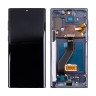 Дисплей для Samsung Galaxy Note 10 (N970F/N971F) модуль с рамкой Черный - (OLED)
