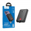 Внешний Аккумулятор (Power Bank) Hoco J133A 10000 mAh (20W, PD, Type-C, встроенный кабель Lightning) Черный