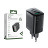 Сетевое зарядное устройство USB/Type-C Acefast A108 (67W, PD, 3 порта, GaN) Черный