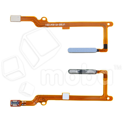 Шлейф для Huawei Honor X8a 4G/90 Lite (CRT-LX1/CRT-NX1) сканер отпечатка пальцев Голубой