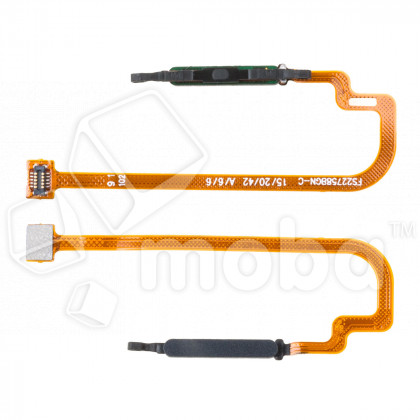 Шлейф для Xiaomi Poco M3/Redmi 9T (M2010J19CG/M2010J19SY) сканер отпечатка пальцев Черный
