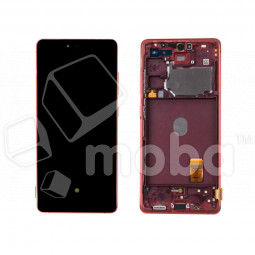 Дисплей для Samsung Galaxy S20 FE/S20 FE 5G (G780F/G781B) модуль с рамкой Красный - OR (SP)