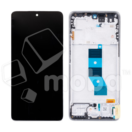 Дисплей для Xiaomi Poco M7 Pro 5G (2409FPCC4G) модуль с рамкой Серебро - OR (SP)