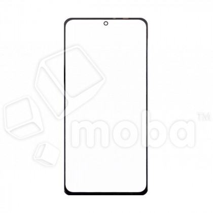 Стекло для переклейки Xiaomi Poco F4 (22021211RG) в сборе с OCA пленкой Черный - OR (Mitsubishi)