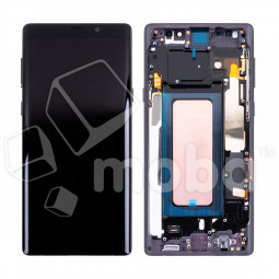 Дисплей для Samsung Galaxy Note 9 (N960F) модуль с рамкой Черный - (OLED) (Full Size)
