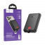 Внешний Аккумулятор (Power Bank) Hoco J133A 10000 mAh (20W, PD, Type-C, встроенный кабель Type-C) Черный