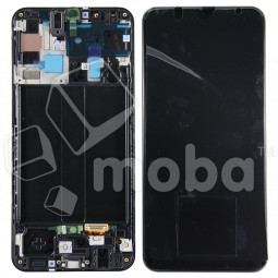 Дисплей для Samsung Galaxy A50 (A505F) модуль с рамкой Черный - OR (SP)