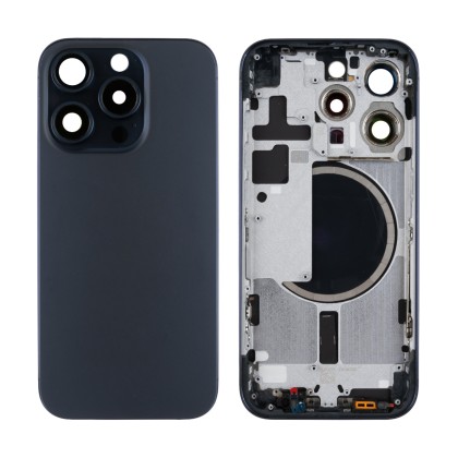 Корпус для iPhone 15 Pro (A3102) (1 Sim) Синий - Премиум