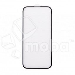 Защитное стекло "Оптима" для iPhone 14 Pro Черный (Закалённое, полное покрытие)